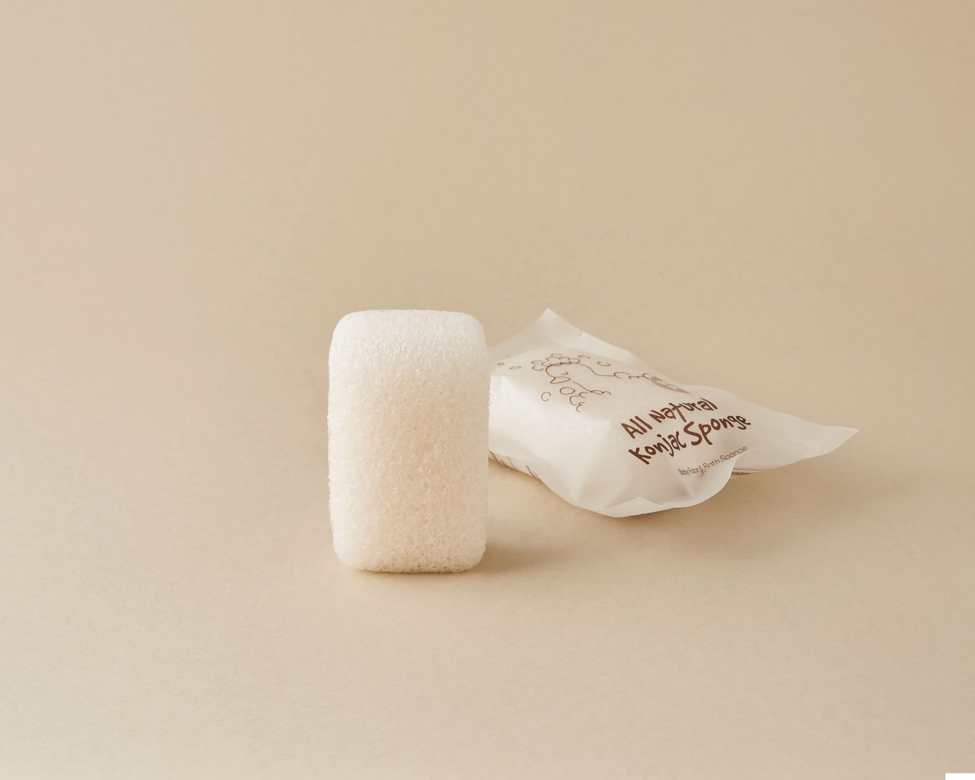 Atomonth All-natural sponge for baby bath 2