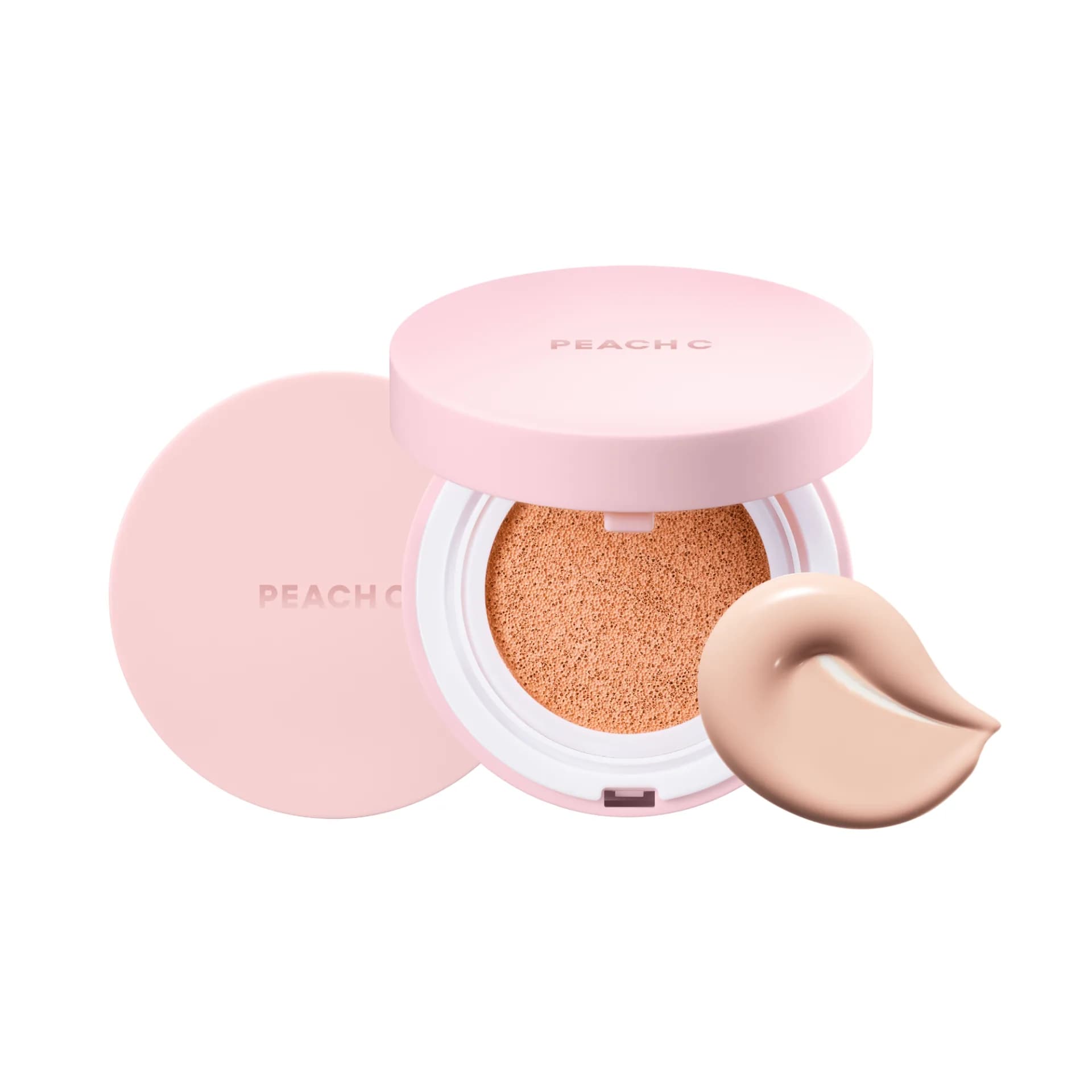PEACH C Focus On Air Velvet Cushion