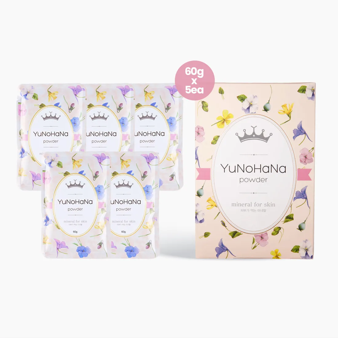 Yunohana Powder Five Pack (60g x 5 pieces)