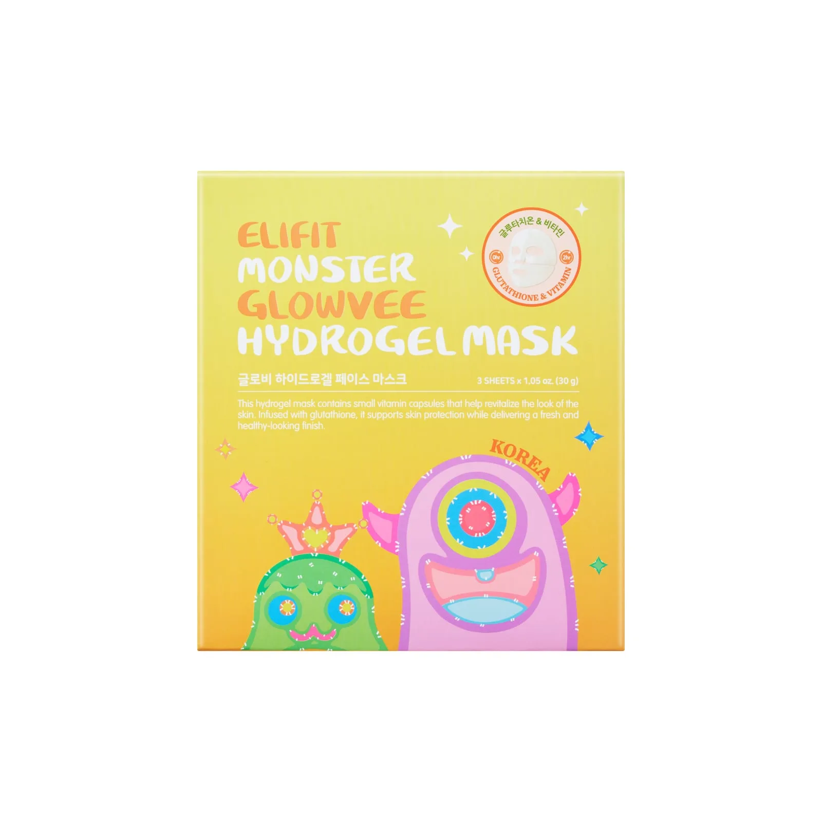Elifit Monster Globby Hydrogel Mask 3 Sheets
