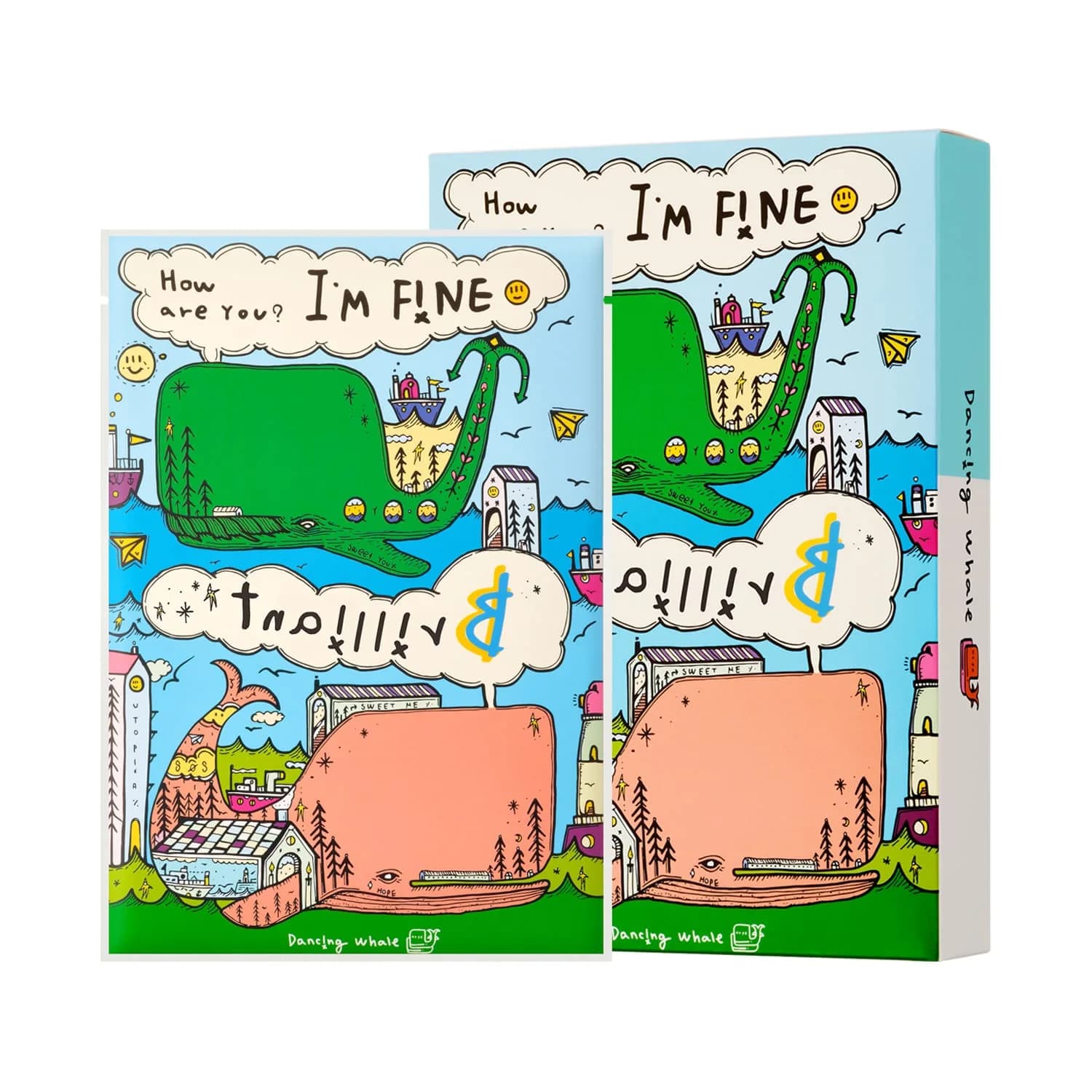 Dancing Whale Brilliant Mask Pack (10 sheets)