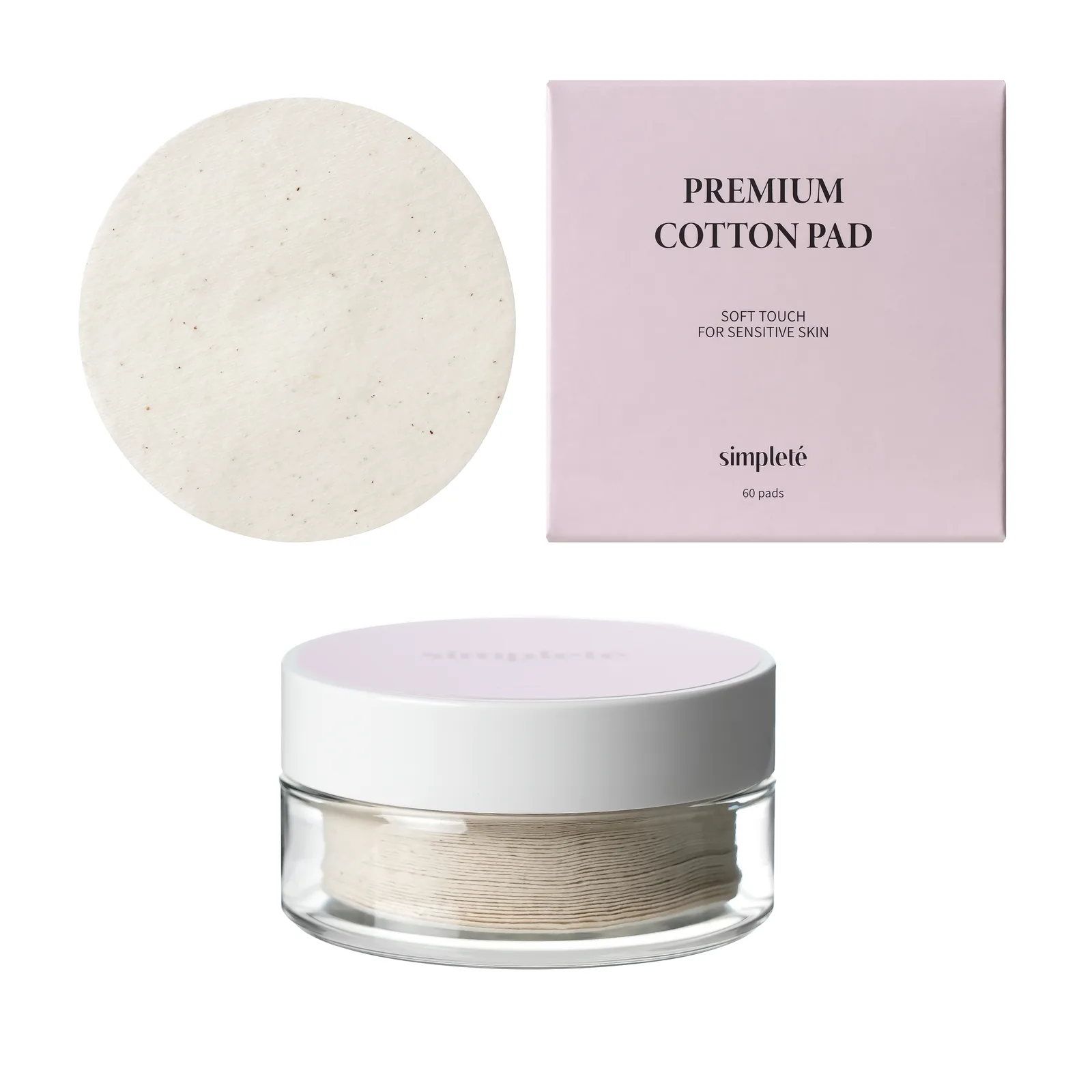 Simplee Pure Cotton Toner Pads (60 ea)