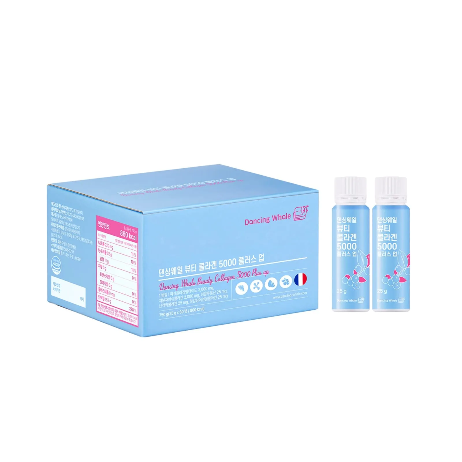 Dancing Whale Beauty Collagen 5000 Plus Up 30 Pieces